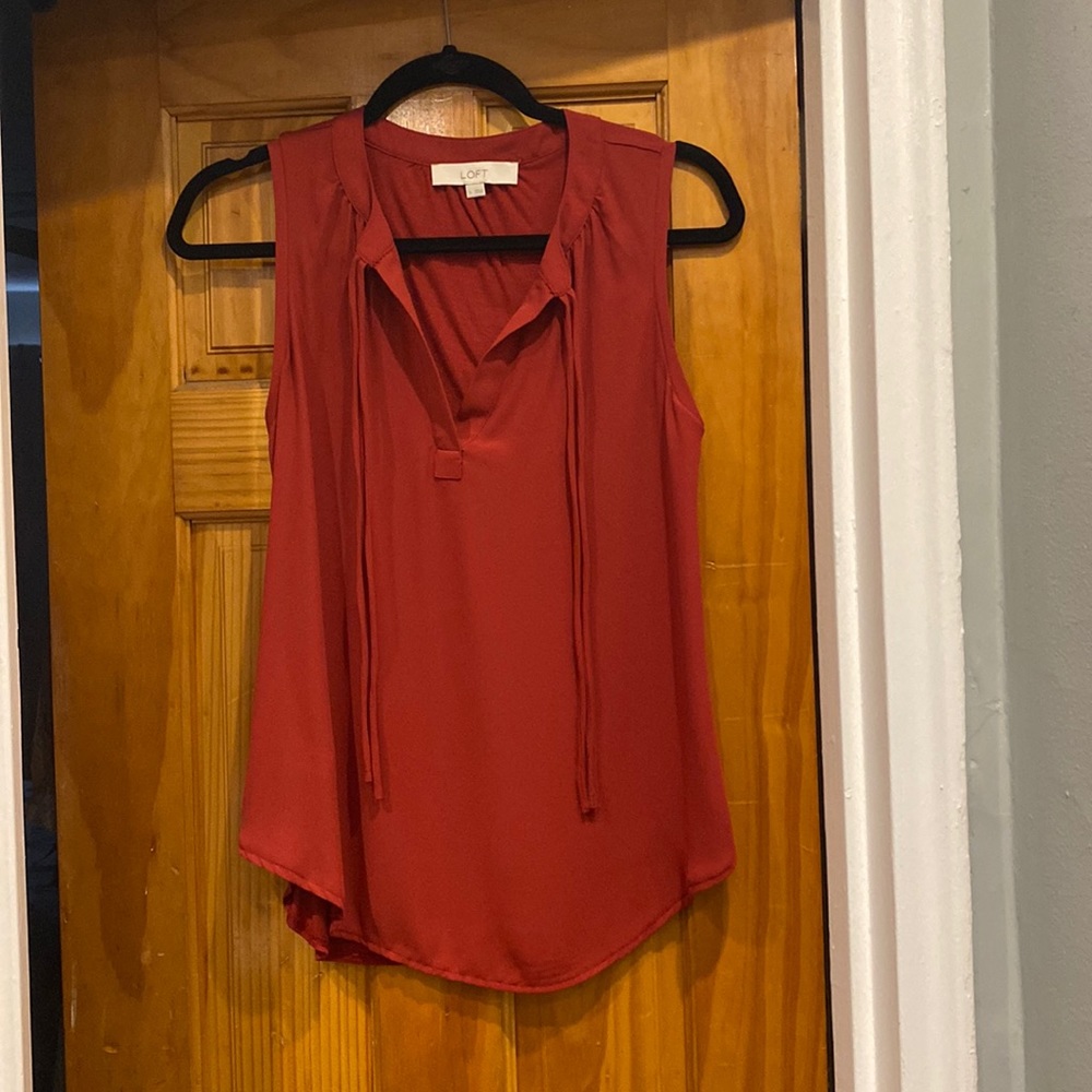 Loft Women’s Mixed Media Top